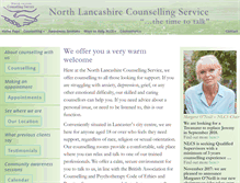 Tablet Screenshot of northlancscounselling.org.uk
